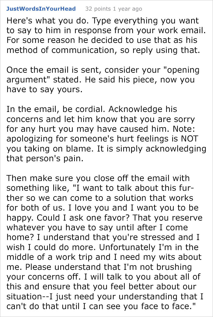 Husband Writes Down Every Time His Wife Refused Him Sex, Sends Her An Email After She Leaves For A Work Trip Husband Writes Down Every Time His Wife Refused Him Sex, Sends Her An Email After She Leaves For A Work Trip