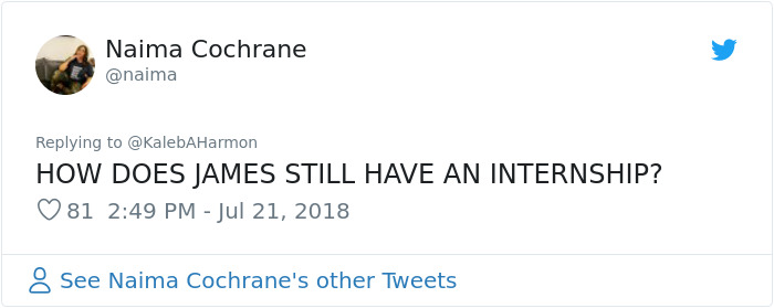 Guy Shares What His Co-Worker James Does At Work And His Lack Of Common Sense Is Hilarious Guy Shares What His Co-Worker James Does At Work And His Lack Of Common Sense Is Hilarious