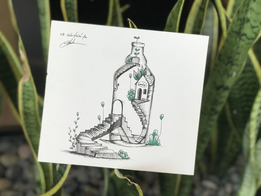I Drew These 9 Pictures Inspired By Plants And Broken Things At Home I Drew These 9 Pictures Inspired By Plants And Broken Things At Home