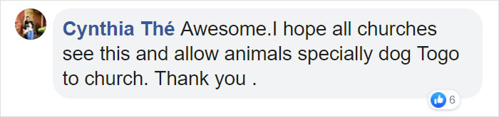 Priest Has An Adorable Reaction To A Dog Who Crashed His Church Service Priest Has An Adorable Reaction To A Dog Who Crashed His Church Service