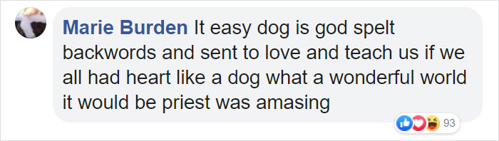 Priest Has An Adorable Reaction To A Dog Who Crashed His Church Service Priest Has An Adorable Reaction To A Dog Who Crashed His Church Service
