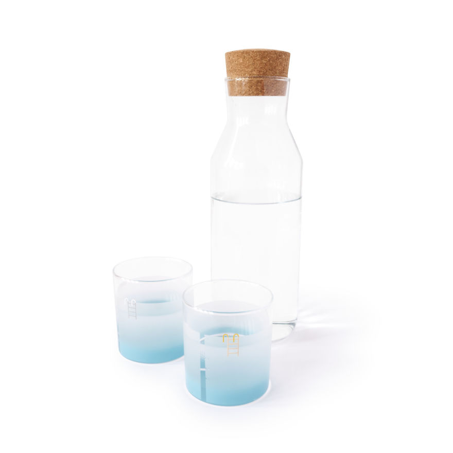 These Little Pool Glasses Bring Summer To Your Home All Year Round These Little Pool Glasses Bring Summer To Your Home All Year Round