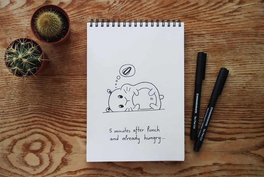 My Girlfriend Draws A Cute Little Creature To Lift Me Up My Girlfriend Draws A Cute Little Creature To Lift Me Up