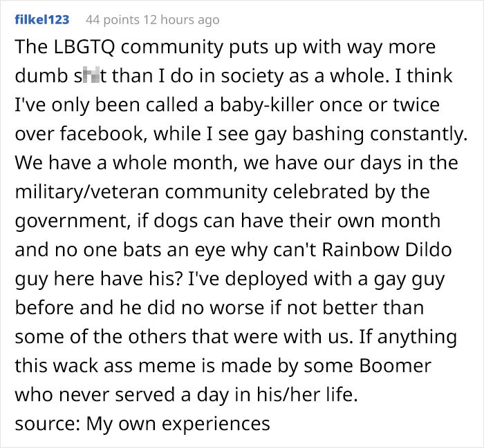 Someone Uses Military As An Argument To Insult LGBTQ, Gets Shut Down With 16 Responses Someone Uses Military As An Argument To Insult LGBTQ, Gets Shut Down With 16 Responses