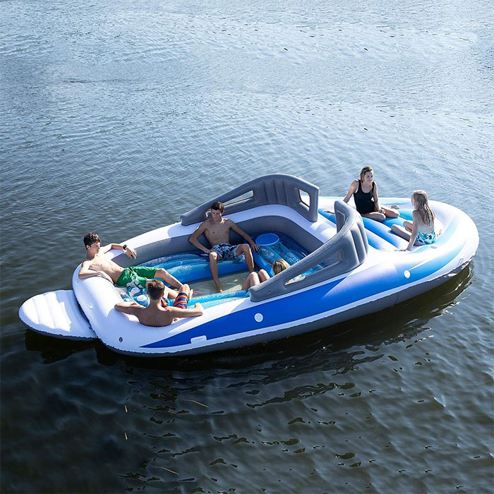 Amazon’s Life-Size Inflatable Speedboat Will Make You Feel Like A Millionaire Amazon’s Life-Size Inflatable Speedboat Will Make You Feel Like A Millionaire