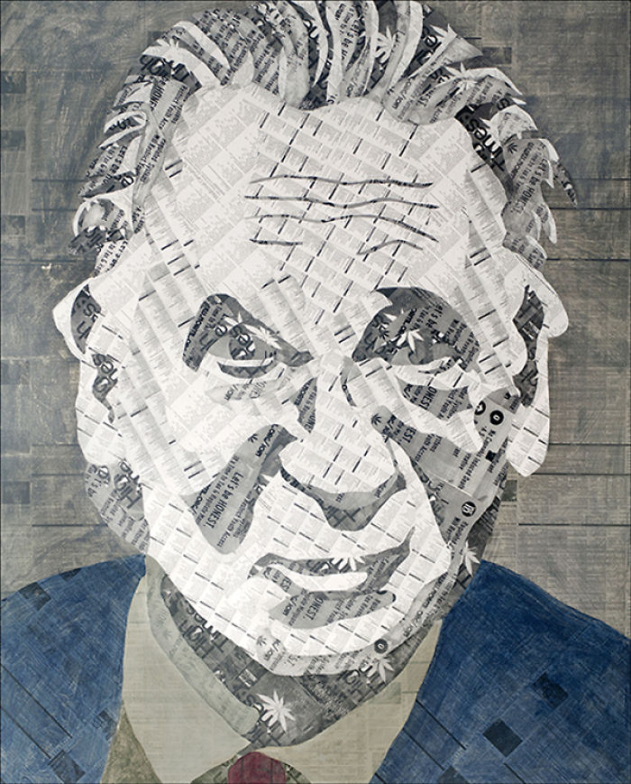 I Use Materials From The Subject’s World To Create Their Likeness I Use Materials From The Subject’s World To Create Their Likeness