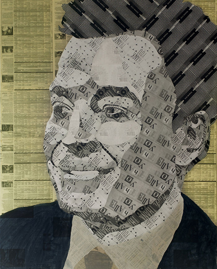 I Use Materials From The Subject’s World To Create Their Likeness I Use Materials From The Subject’s World To Create Their Likeness