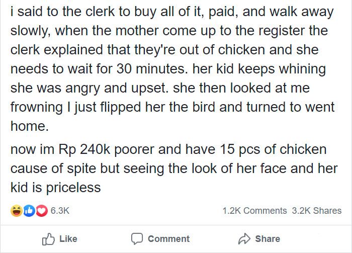 Man Buys All Of The Chicken In Store So A Fat-Shaming Stranger Couldn’t Get Any Man Buys All Of The Chicken In Store So A Fat-Shaming Stranger Couldn’t Get Any