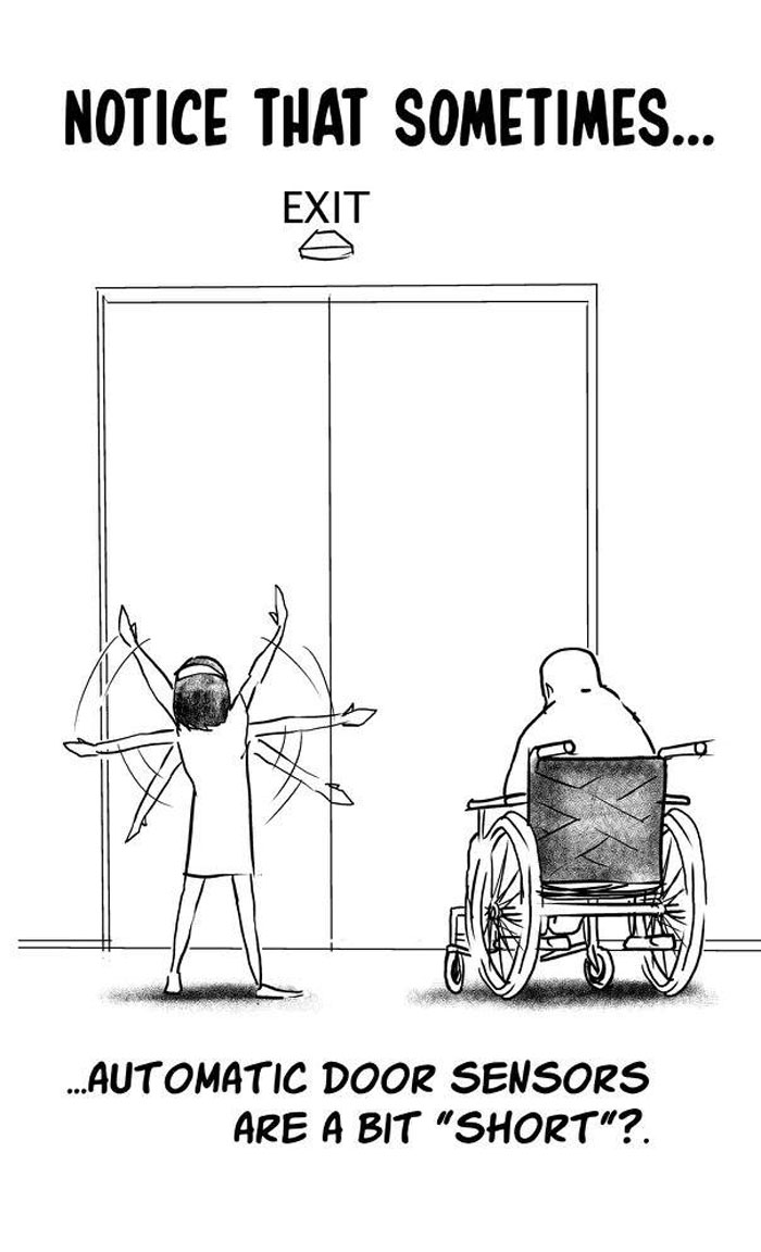 Tired Of Property Developers Cutting Corners On Accessibility, Architect Illustrates How It Impacts People Tired Of Property Developers Cutting Corners On Accessibility, Architect Illustrates How It Impacts People