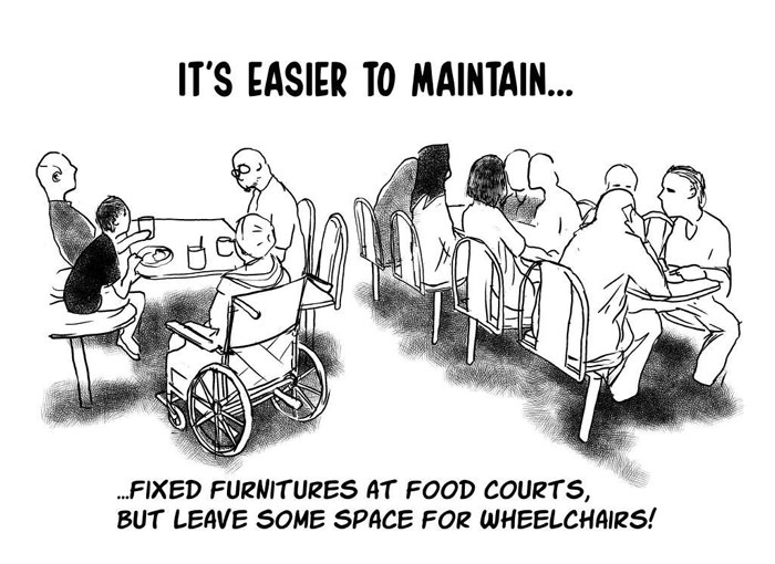 Tired Of Property Developers Cutting Corners On Accessibility, Architect Illustrates How It Impacts People Tired Of Property Developers Cutting Corners On Accessibility, Architect Illustrates How It Impacts People