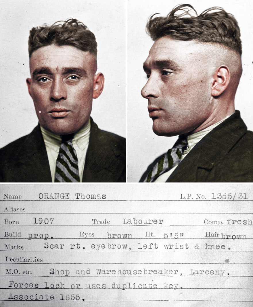 I Colorized 9 Mugshots Of Real Life 1930s Criminals And Here Are Their Stories I Colorized 9 Mugshots Of Real Life 1930s Criminals And Here Are Their Stories