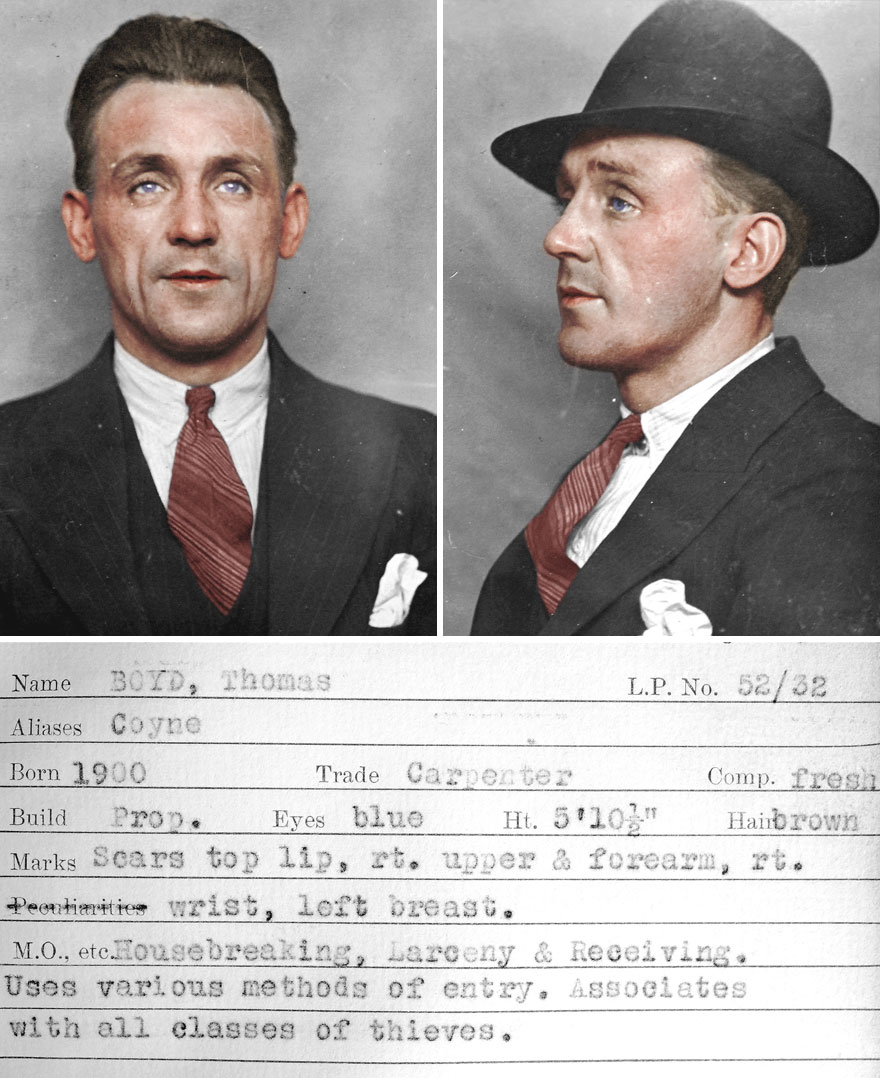 I Colorized 9 Mugshots Of Real Life 1930s Criminals And Here Are Their Stories I Colorized 9 Mugshots Of Real Life 1930s Criminals And Here Are Their Stories