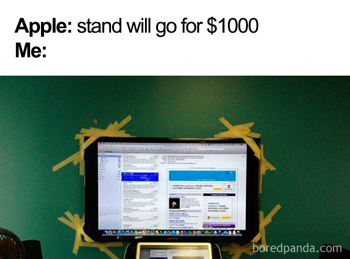 People Are Making Fun Of Apple&#8217;s New $999 Monitor Stand And Mac Pro With 30 Hilarious Memes