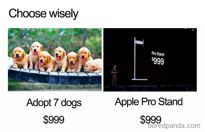 People Are Making Fun Of Apple&#8217;s New $999 Monitor Stand And Mac Pro With 30 Hilarious Memes