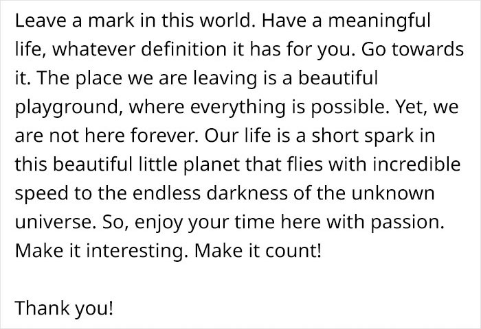 24-Year-Old Diagnosed With Terminal Cancer Lists The Things He Realized Are Truly Important In This Life 24-Year-Old Diagnosed With Terminal Cancer Lists The Things He Realized Are Truly Important In This Life