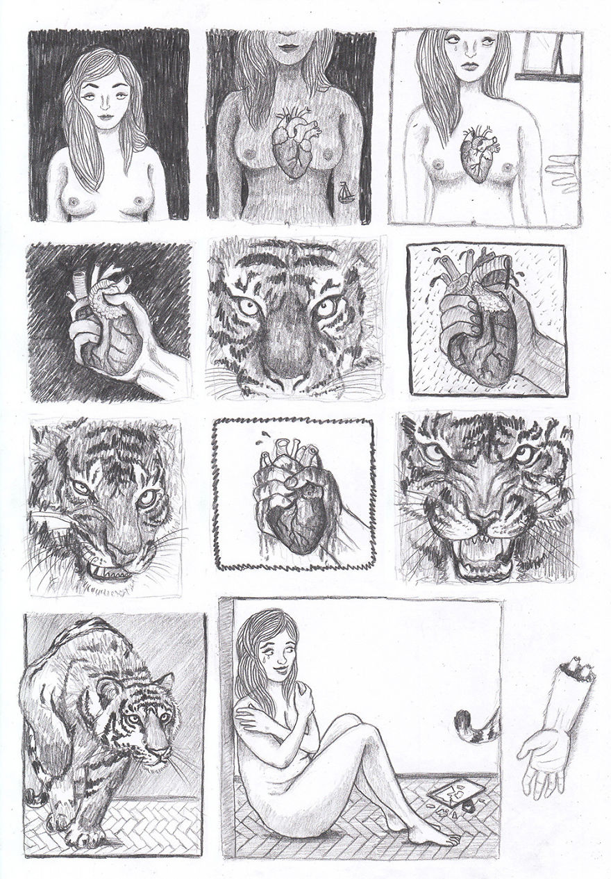I Was Drawing A Mysterious Tiger Comics To Get My Life Back On Track After A Hard Breakup I Was Drawing A Mysterious Tiger Comics To Get My Life Back On Track After A Hard Breakup