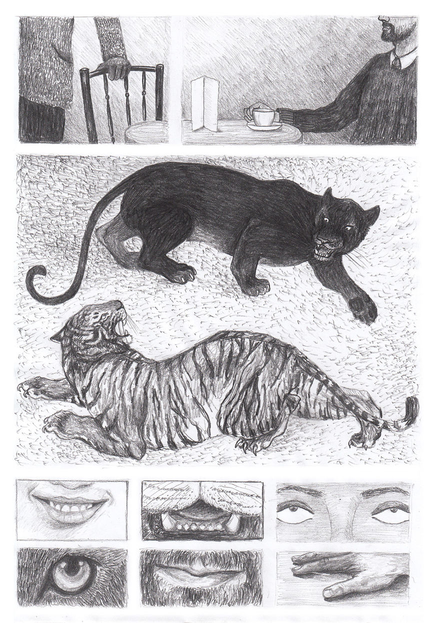 I Was Drawing A Mysterious Tiger Comics To Get My Life Back On Track After A Hard Breakup I Was Drawing A Mysterious Tiger Comics To Get My Life Back On Track After A Hard Breakup