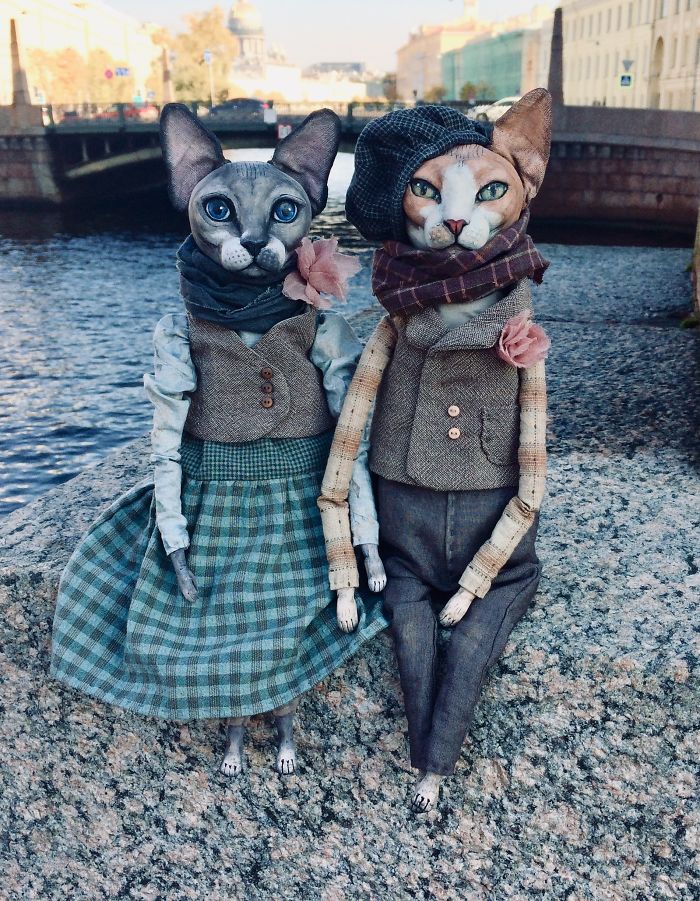 The Puppeteer From Saint Petersburg Creates Realistic Dolls Of Sphynx Cats The Puppeteer From Saint Petersburg Creates Realistic Dolls Of Sphynx Cats