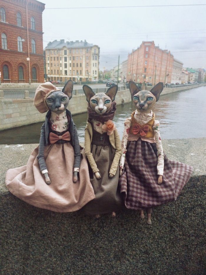 The Puppeteer From Saint Petersburg Creates Realistic Dolls Of Sphynx Cats The Puppeteer From Saint Petersburg Creates Realistic Dolls Of Sphynx Cats