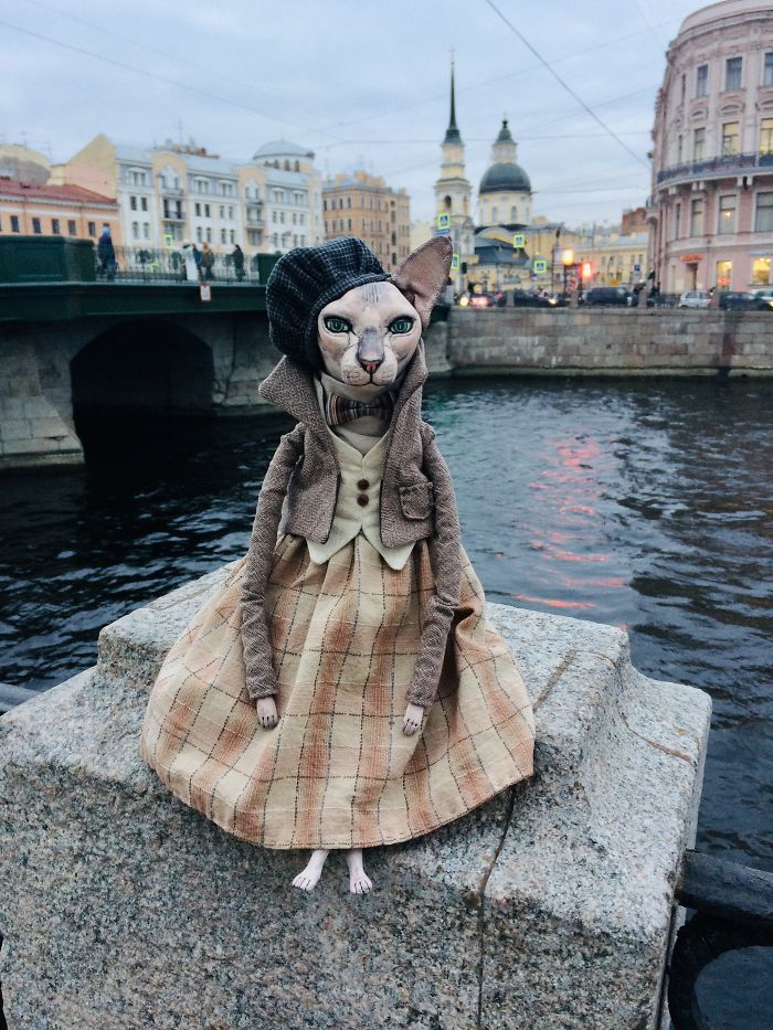 The Puppeteer From Saint Petersburg Creates Realistic Dolls Of Sphynx Cats The Puppeteer From Saint Petersburg Creates Realistic Dolls Of Sphynx Cats