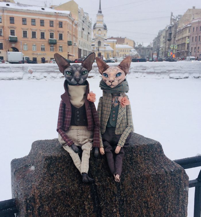 The Puppeteer From Saint Petersburg Creates Realistic Dolls Of Sphynx Cats The Puppeteer From Saint Petersburg Creates Realistic Dolls Of Sphynx Cats