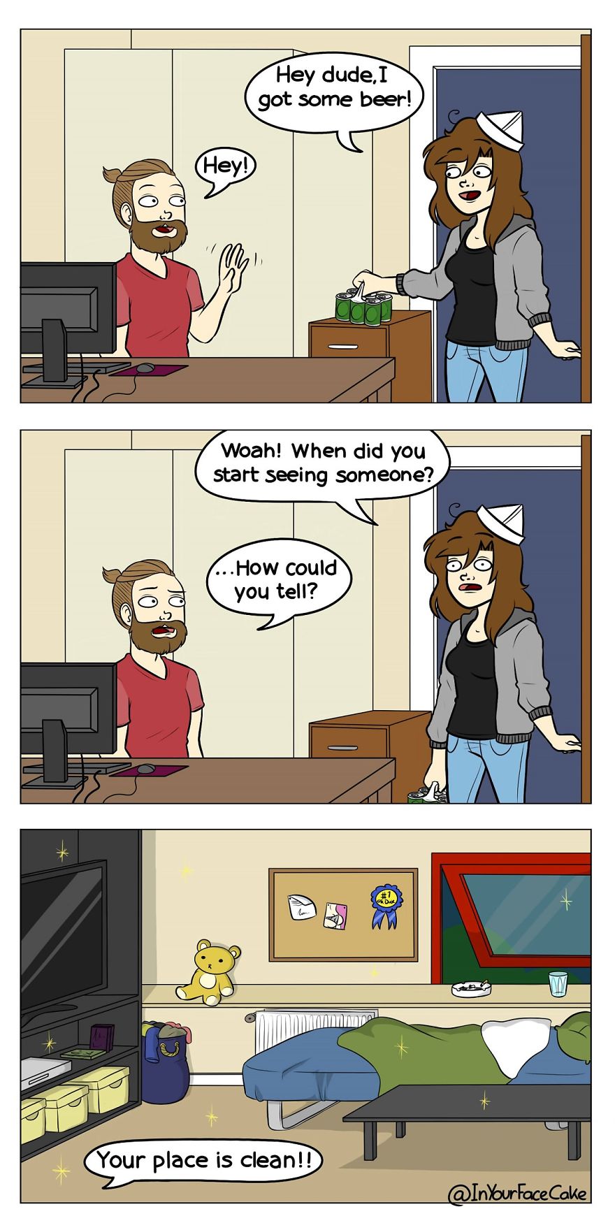 Danish Artist Illustrates Life With Her Boyfriend In 30 New Silly Comics Danish Artist Illustrates Life With Her Boyfriend In 30 New Silly Comics