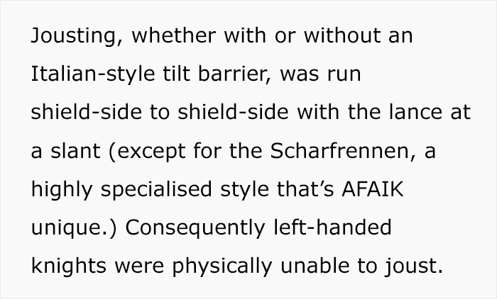 Someone Illustrates Why Stairs In Castles Were Spiral And Why Left-Handed Knights Were Physically Unable To Joust Someone Illustrates Why Stairs In Castles Were Spiral And Why Left-Handed Knights Were Physically Unable To Joust