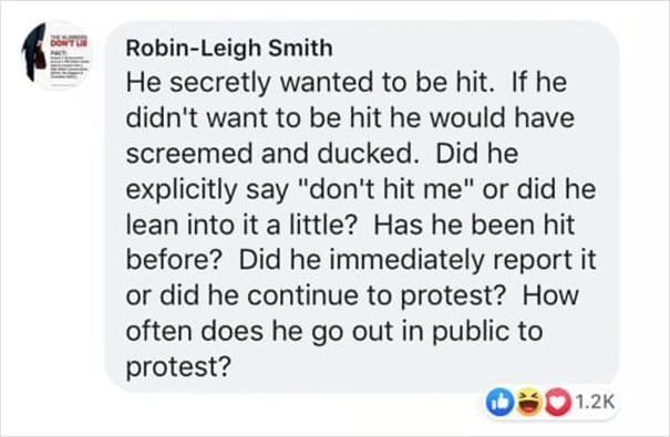 Preacher Carrying ‘You Deserve To Be Raped’ Sign Gets Hit With A Baseball Bat And The Comments Are Priceless Preacher Carrying ‘You Deserve To Be Raped’ Sign Gets Hit With A Baseball Bat And The Comments Are Priceless