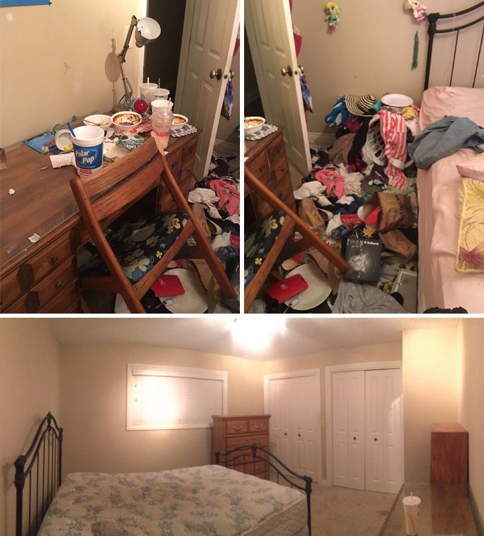 28 Before & After Bedroom Photos Of People Who Suffer From Depression 28 Before & After Bedroom Photos Of People Who Suffer From Depression