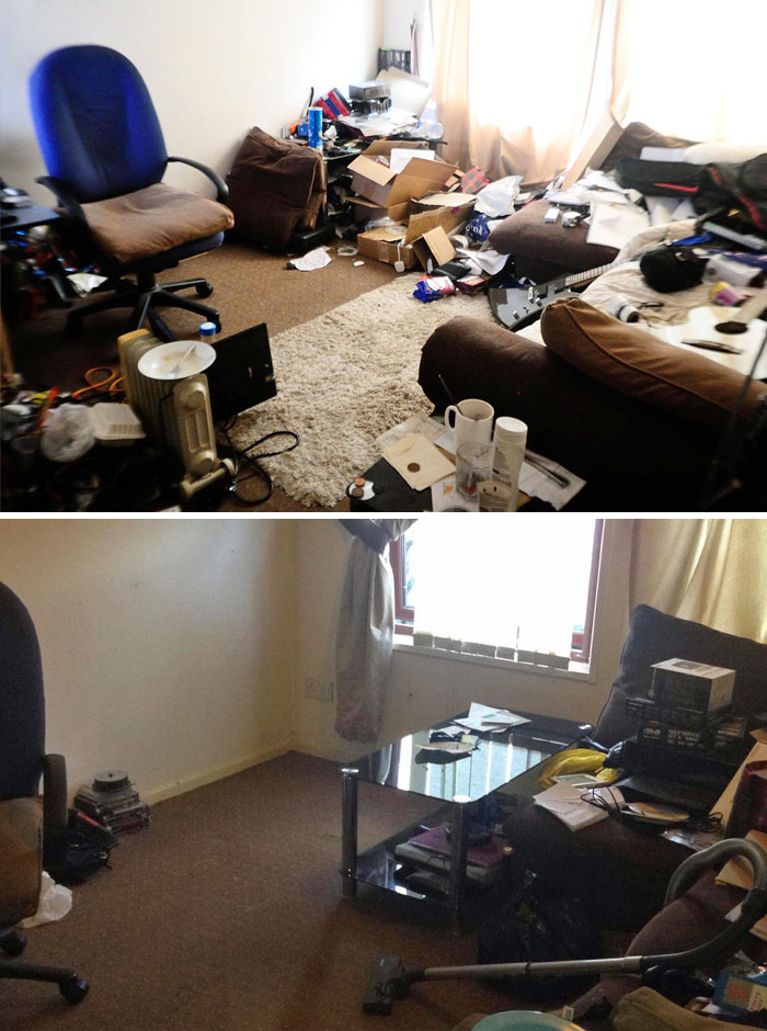 28 Before & After Bedroom Photos Of People Who Suffer From Depression 28 Before & After Bedroom Photos Of People Who Suffer From Depression