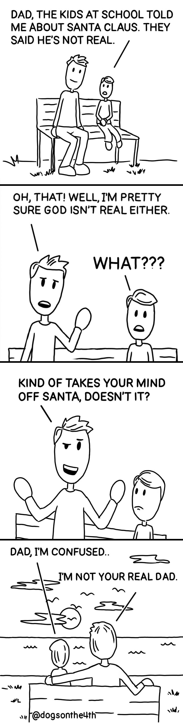 30 Hilariously Absurd Comics With Dark Undertones