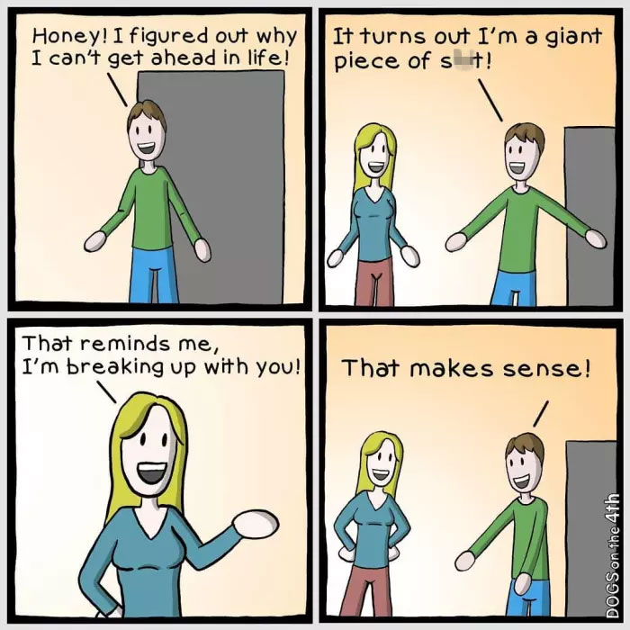 30 Hilariously Absurd Comics With Dark Undertones