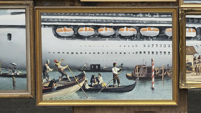 Banksy Gets Kicked Out The Venice Art Biennale After Creating Unlicensed Street Stall With Social Commentary