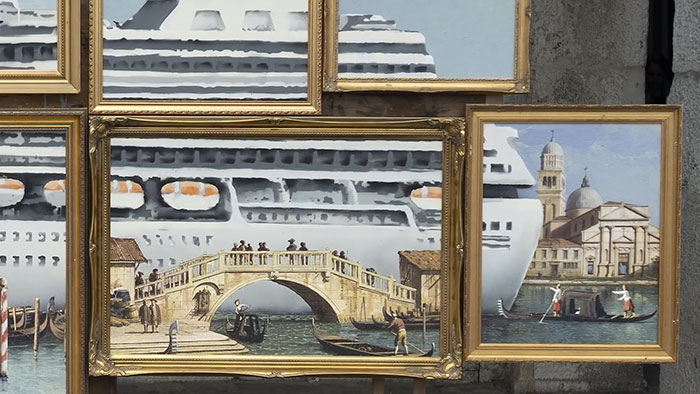 Banksy Gets Kicked Out The Venice Art Biennale After Creating Unlicensed Street Stall With Social Commentary