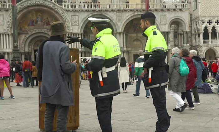 Banksy Gets Kicked Out The Venice Art Biennale After Creating Unlicensed Street Stall With Social Commentary