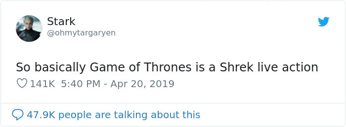 Someone Compared ‘Game Of Thrones’ To ‘Shrek’ In 17 Scenes And The Similarities Are Incredible Someone Compared ‘Game Of Thrones’ To ‘Shrek’ In 17 Scenes And The Similarities Are Incredible