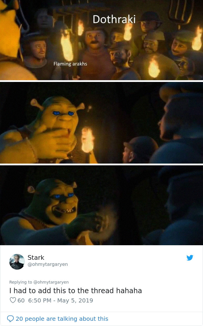 Someone Compared ‘Game Of Thrones’ To ‘Shrek’ In 17 Scenes And The Similarities Are Incredible Someone Compared ‘Game Of Thrones’ To ‘Shrek’ In 17 Scenes And The Similarities Are Incredible