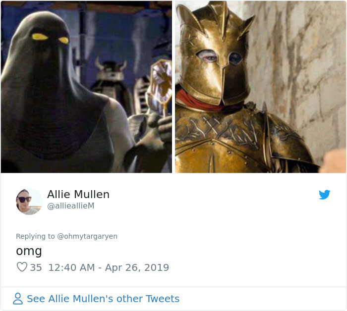 Someone Compared ‘Game Of Thrones’ To ‘Shrek’ In 17 Scenes And The Similarities Are Incredible Someone Compared ‘Game Of Thrones’ To ‘Shrek’ In 17 Scenes And The Similarities Are Incredible