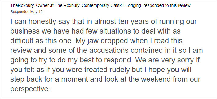 This Motel Owner Gives A Perfect Example Of How To Respond To A Bad Review This Motel Owner Gives A Perfect Example Of How To Respond To A Bad Review