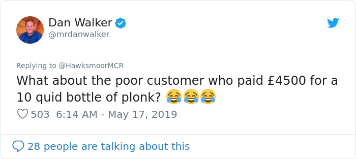 Internet Applauds The Way This Restaurant Was Kind To Their Staff Member Who Gave A $5,740 Wine Instead Of A Cheap One Internet Applauds The Way This Restaurant Was Kind To Their Staff Member Who Gave A $5,740 Wine Instead Of A Cheap One