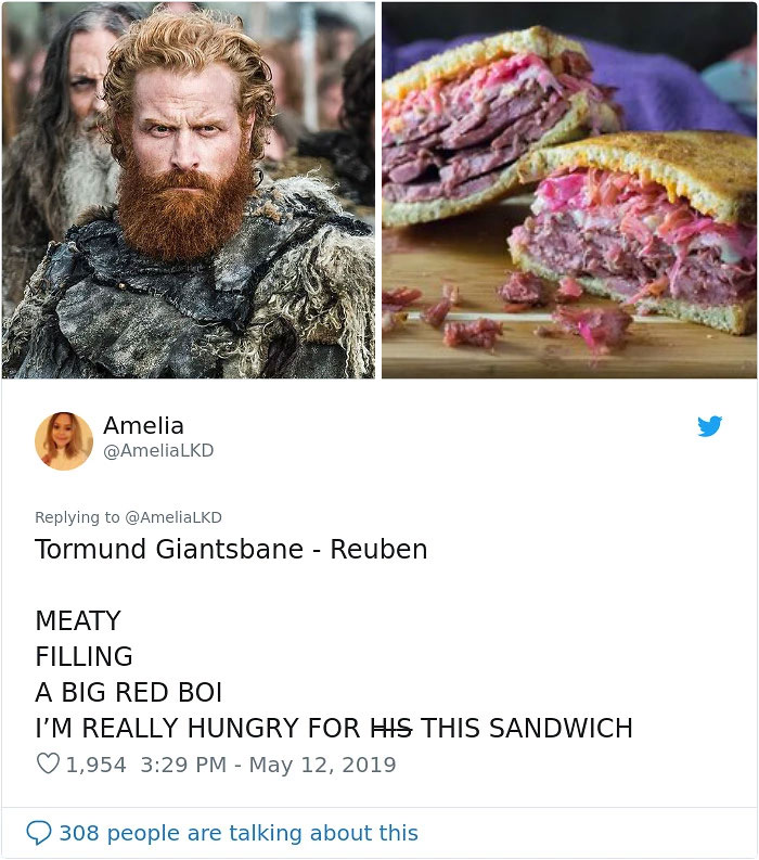 Someone Reimagines The &#8216;Game Of Thrones&#8217; Men As Sandwiches And They&#8217;re Accurate