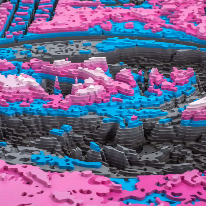 I Spent 5 Years Making These Topographic Sculptures, Each With Up To 2500 Individual Pieces I Spent 5 Years Making These Topographic Sculptures, Each With Up To 2500 Individual Pieces