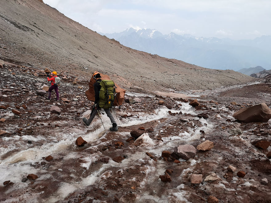 Expedition To Mount Kazbek: Day 5 – Descending Through The Hell Expedition To Mount Kazbek: Day 5 – Descending Through The Hell