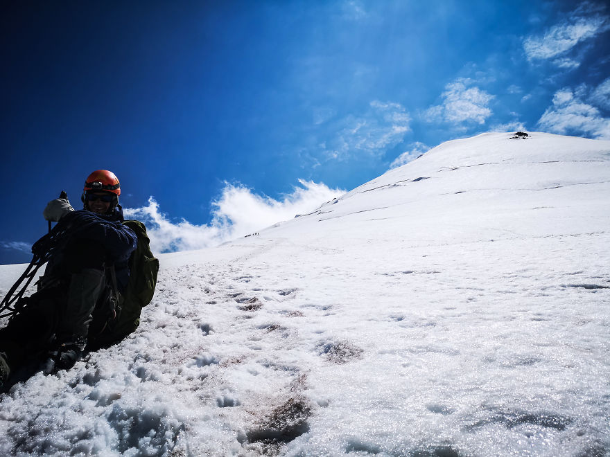 Expedition To Mount Kazbek: Day 5 – Descending Through The Hell Expedition To Mount Kazbek: Day 5 – Descending Through The Hell