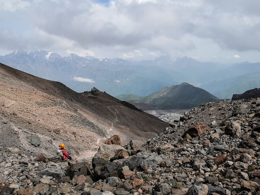 Expedition To Mount Kazbek: Day 5 – Descending Through The Hell Expedition To Mount Kazbek: Day 5 – Descending Through The Hell