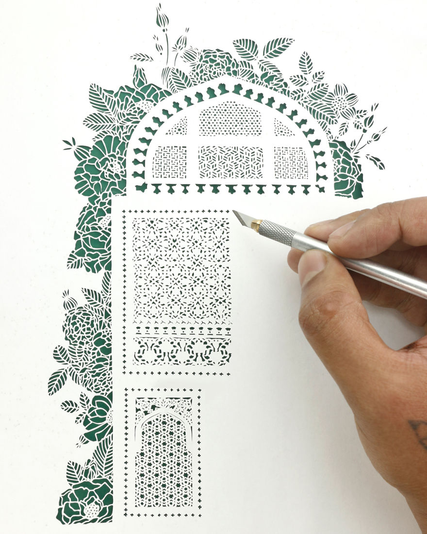I’ve Been Experimenting With And Learning From Papercuts For More Than 6 Years, Here Are My 8 Cutouts Of Indian Havelis I’ve Been Experimenting With And Learning From Papercuts For More Than 6 Years, Here Are My 8 Cutouts Of Indian Havelis