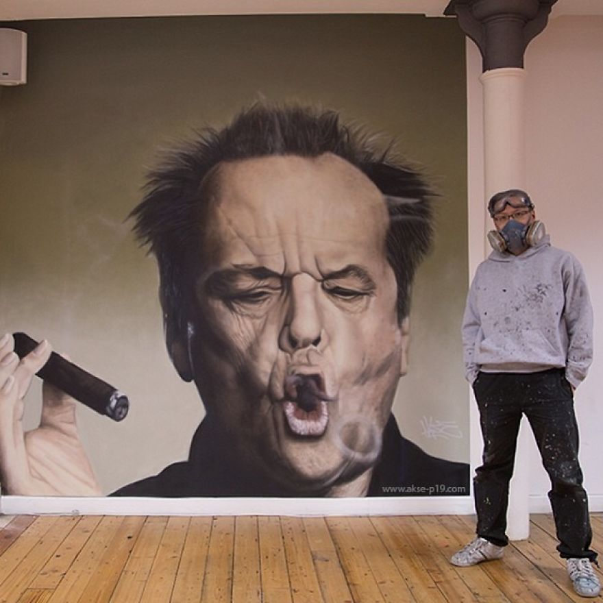 Street Artist Pays Homage To Pop Icons With Giant Murals