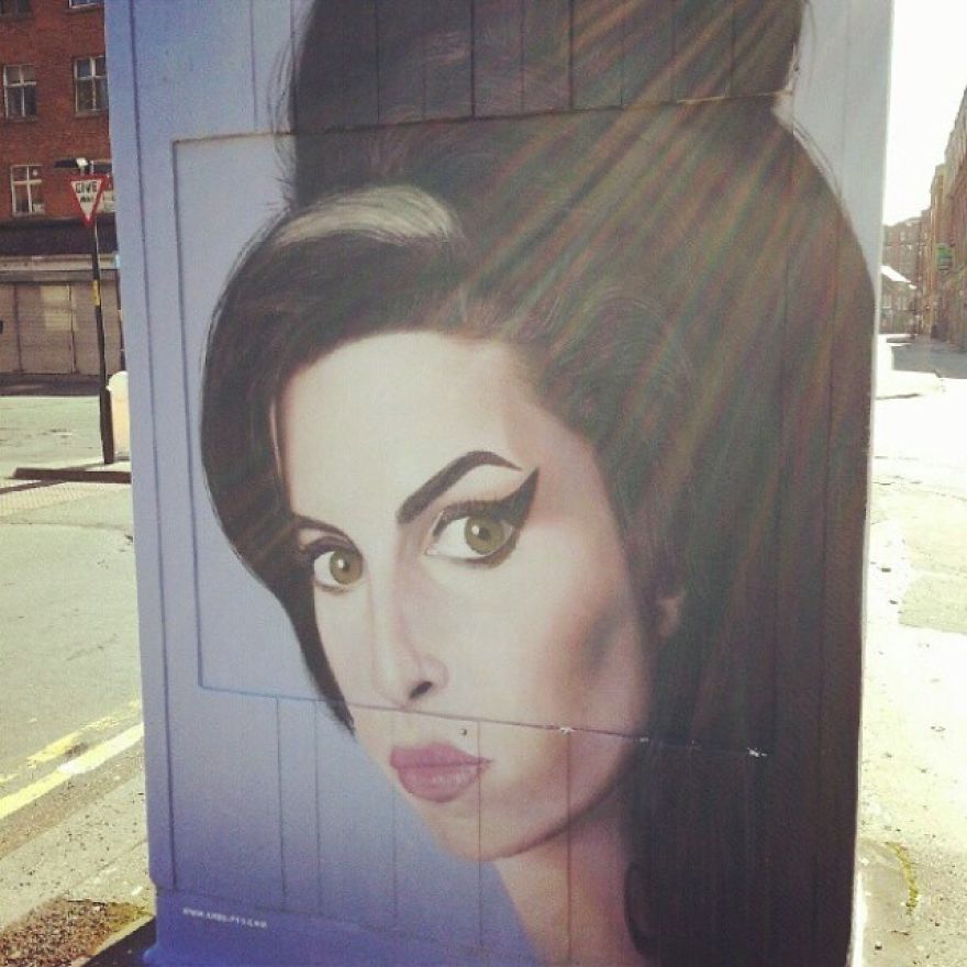 Street Artist Pays Homage To Pop Icons With Giant Murals