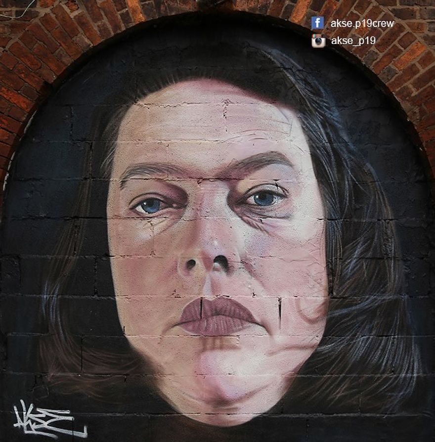 Street Artist Pays Homage To Pop Icons With Giant Murals