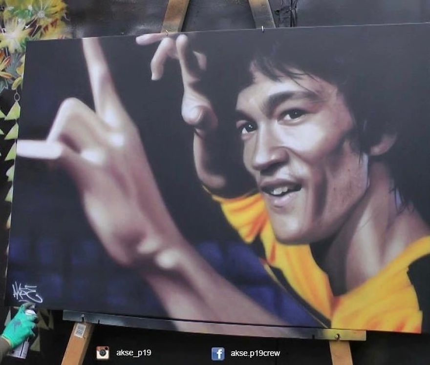 Street Artist Pays Homage To Pop Icons With Giant Murals